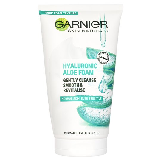 Garnier Skin Naturals Hyaluronic Aloe Cleansing Foam Ml Tesco