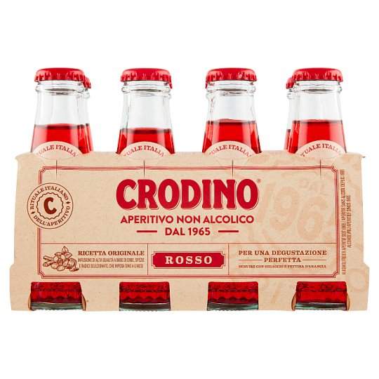 Crodino Red Soft Drink 8 X 100ml Tesco Groceries