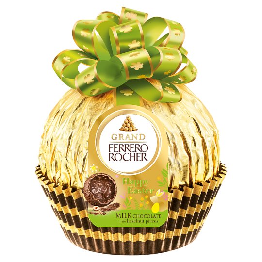 Grand Ferrero Rocher Hollow Milk Chocolate Figurine With Hazelnut