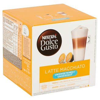 Nescaf Dolce Gusto Latte Macchiato Unsweetened Roast Ground Coffee