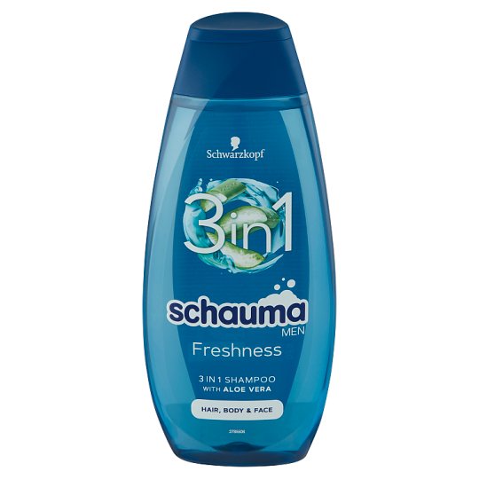 Schauma Men Freshness Shampoo 3 In 1 400 Ml Tesco Groceries