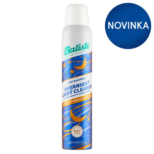 Batiste Overnight Light Cleanse Dry Shampoo 200 Ml Tesco Groceries