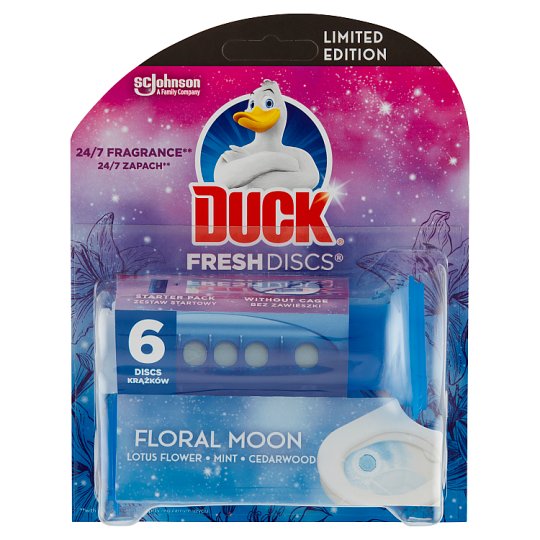 Duck Fresh Discs WC Block Floral Moon 36 Ml Tesco Groceries