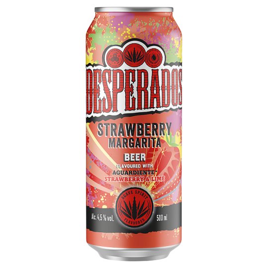 Desperado Strawberry Margarita Light Beer Flavored With Tequila Ml