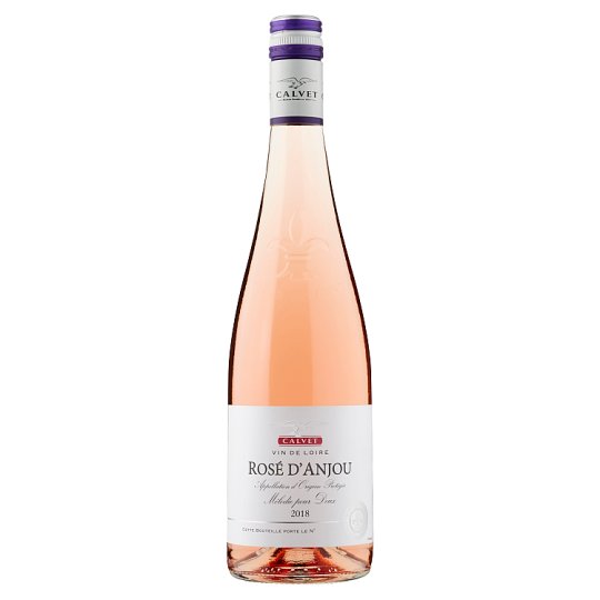 Calvet Rosé d'Anjou Pink Dry Wine 75cl Tesco Groceries