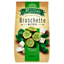 Maretti Bruschetty s příchutí špenátu a sýra 70g