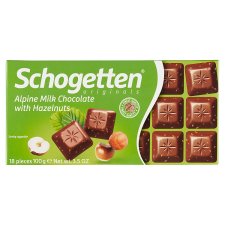 Schogetten Alpine Milk Chocolate with Hazelnuts 100g