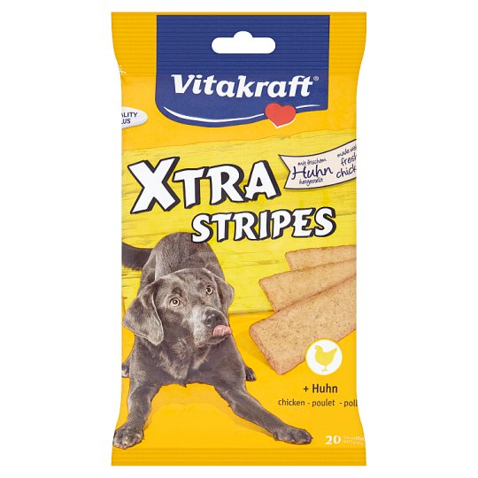Vitakraft Xtra Stripes + drůbeží 20 x 10g
