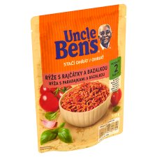 Uncle Ben's Ready to Heat Rice with Tomatoes and Basil 250g