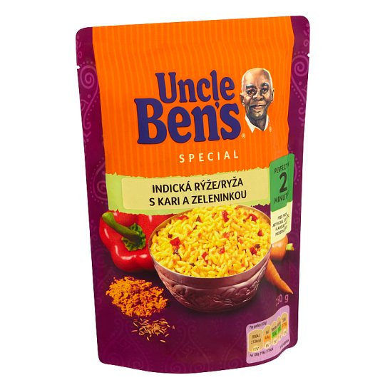 Uncle Ben's Special Indická rýže s kari a zeleninkou 250g