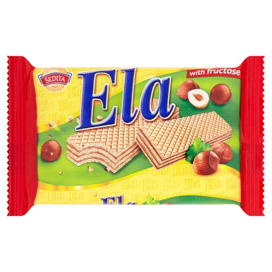 Sedita Ela Oplatky s krémovo-lískoořechovou náplní a fruktózou 40g