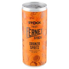 Fernet Stock Oranza Spritz jemně perlivý 250ml