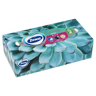 Zewa Deluxe Design box papírové kapesníčky 90 ks