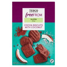 Tesco Free From Cocoa Biscuits with Coconut 120g