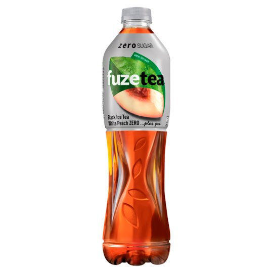 FuzeTea White Peach Zero černý ledový čaj 1,5l