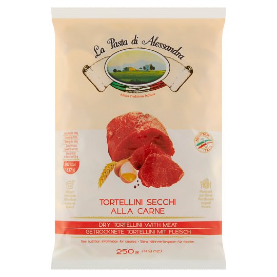 La Pasta di Alessandra Tortellini s masovou náplní 250g Tesco Potraviny