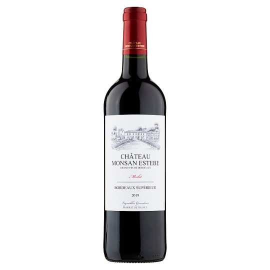 Château Monsan Estebe Bordeaux merlot červené víno suché 75cl