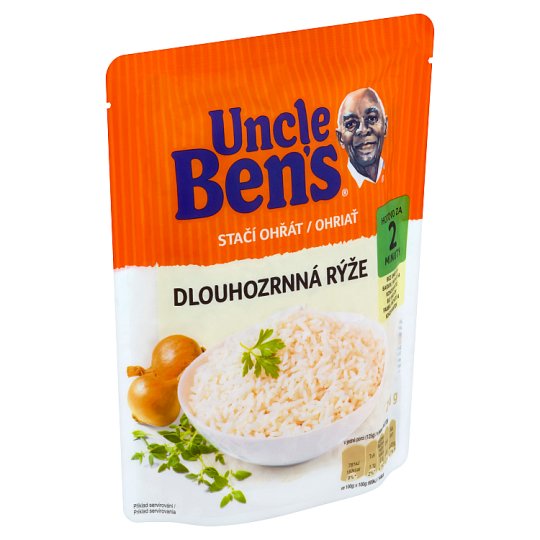 Uncle Ben's Stačí ohřát Dlouhozrnná rýže 250g