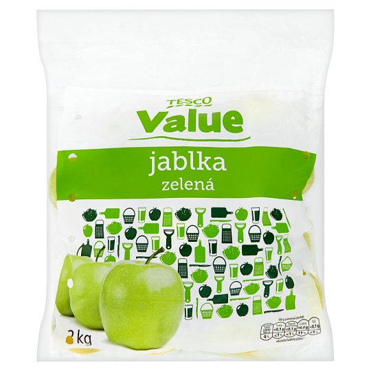 Tesco Value Green Apples 2kg