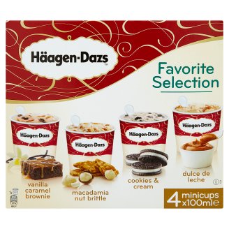Häagen-Dasz Favorite selection zmrzlina 4 x 100ml