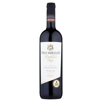 Víno Mikulov Sommelier Club Zweigeltrebe víno s přívlastkem pozdní sběr suché červené 0,75l