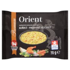 InTaste Premium Instantní nudlová polévka kuřecí - pikantní příchuť 70g