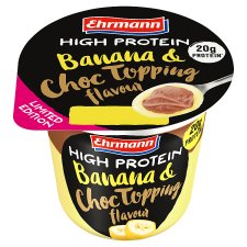 Ehrmann High Protein Banana & Choc Topping Flavour 200g