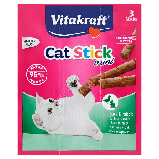 Vitakraft Cat Stick Mini Duck & Rabbit 3 pcs 18g