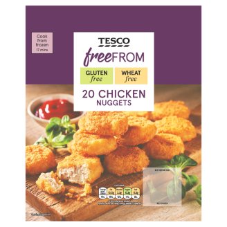 Tesco Free From Kuřecí kousky v bezlepkovém obalu předsmažené 20 ks 400g