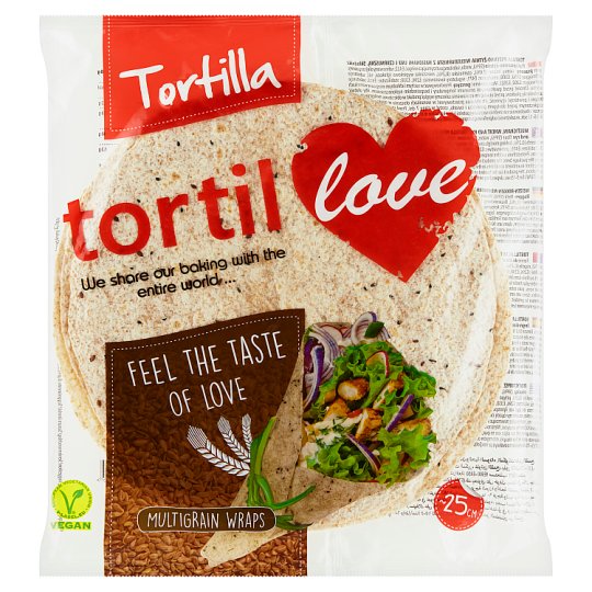 Tortilla Multigrain Wraps 4 x 60g (240g) Tesco Groceries