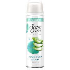 Satin Care Shaving Gel Sensitive Aloe Vera Glide 200ml