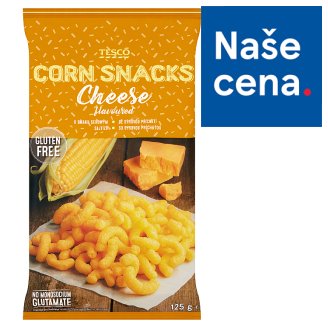 Tesco Kukuřičné křupky se sýrovou příchutí 125g