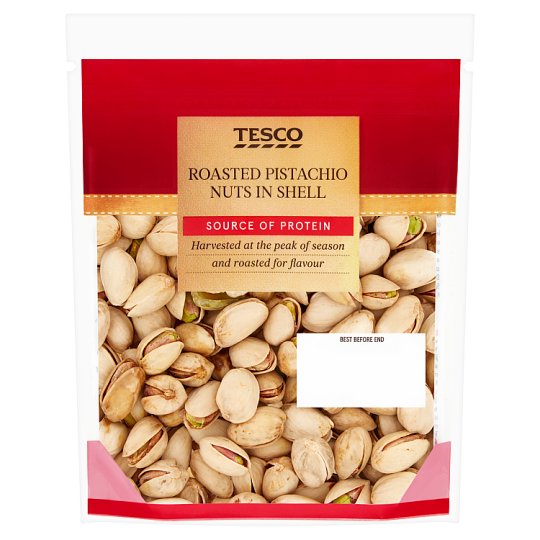 Tesco Roasted Pistachio Nuts in Shell 200g Tesco Groceries
