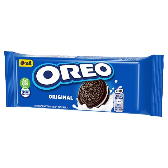 Oreo Original kakaové sušenky s náplní s vanilkovou příchutí 44g