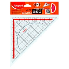 Maped Technic Geo Ruler Triangl 4in1 26 cm