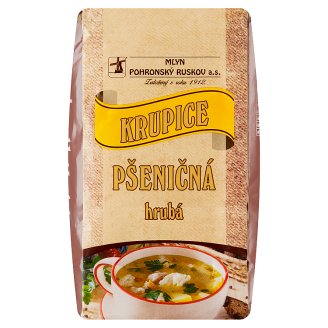 Mlyn Pohronský Ruskov Pšeničná krupice hrubá 1kg