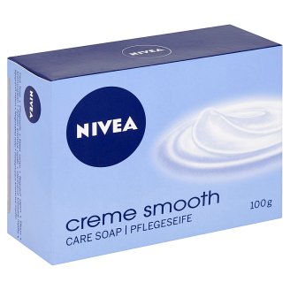 Nivea Creme Smooth Pečující krémové mýdlo 100g