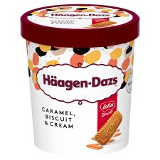 Häagen-Dazs Creamy Ice Cream with Cookie Oieces and Milk Caramel 460ml