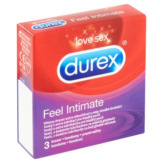 Durex Feel Intimate kondomy 3 ks