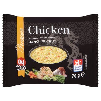 InTaste Premium Instantní nudlová polévka slepičí příchuť 70g