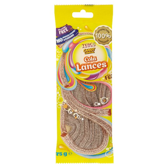 Tesco Candy Carnival Želé s příchutí coly 75g