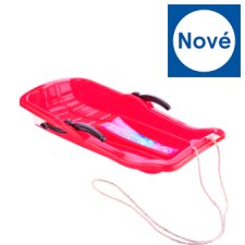 Red Plastic Sleigh with Brake