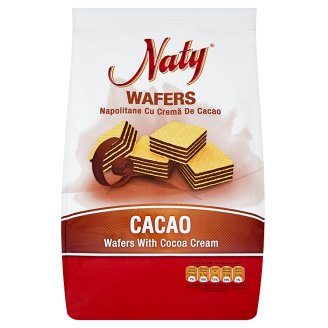 Naty Oplatky s kakaovým krémem 180g