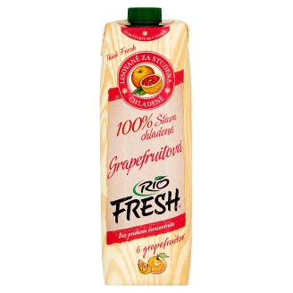 RIO FRESH 100% grapefruitová šťáva lisovaná za studena 1l