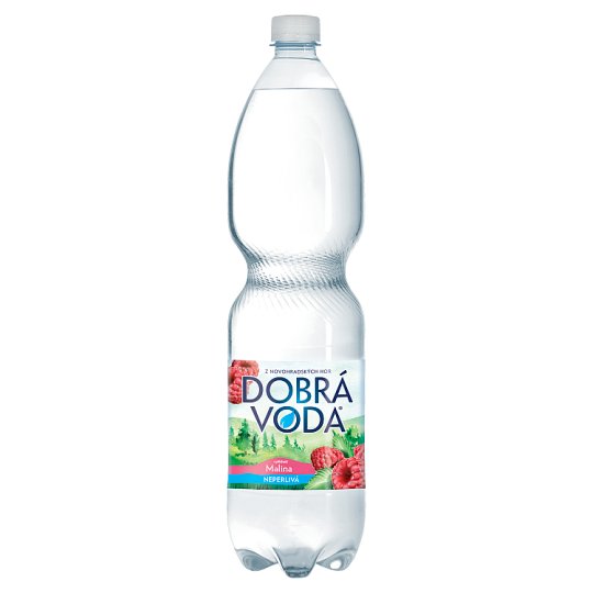 Dobrá voda Neperlivá s příchutí malina 1,5l