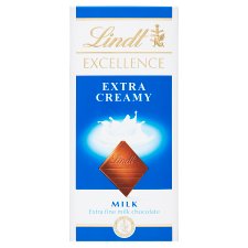 Lindt Excellence Extra Fine Milk Chocolate 100g