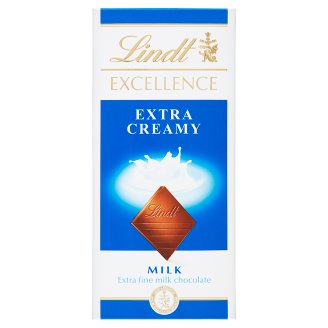 Lindt Excellence Extra jemná mléčná čokoláda 100g