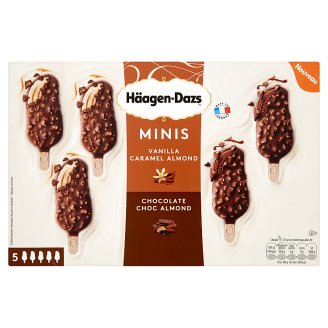 Häagen-Dazs Minis smetanová zmrzlina s belgickou mléčnou čokoládou 5 ks 200ml