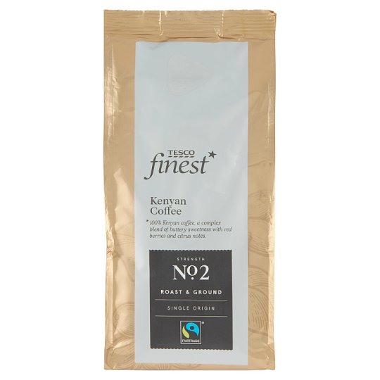 Tesco Finest Kenyan Coffee pražená mletá káva 227g
