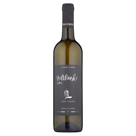Víno Podivín Green Veltliner Quality Varietal Dry Wine 0.75L